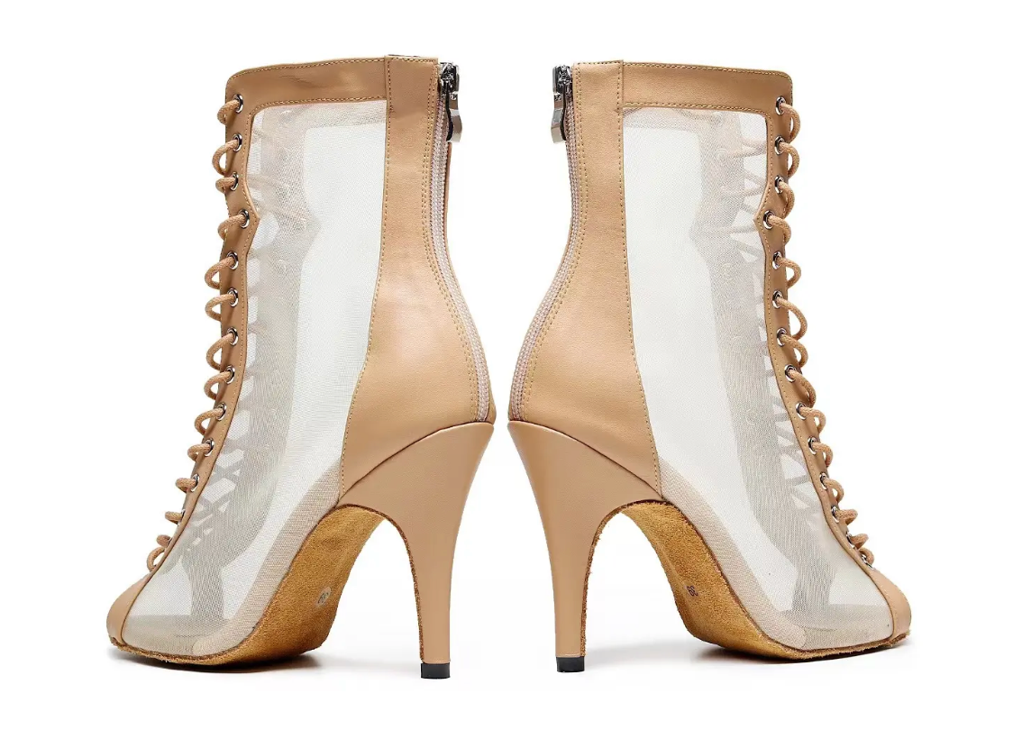 Open Mesh Dance Heel