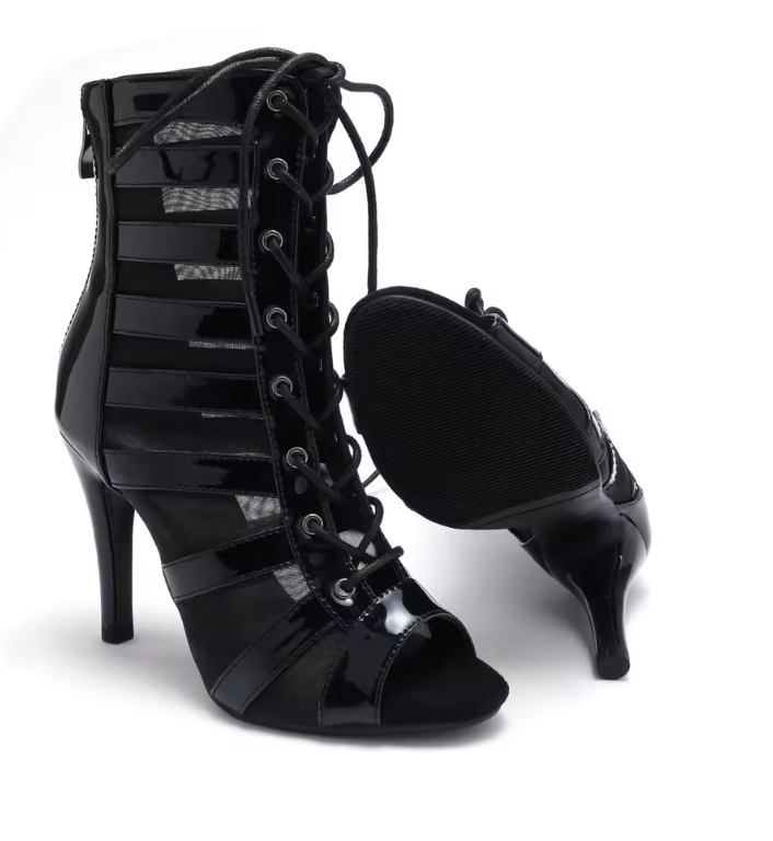 POPULAR Dance Mesh Dance Heel